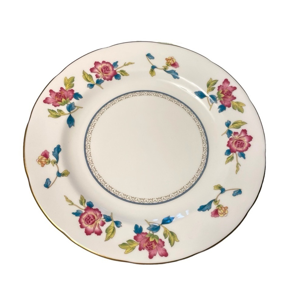 Wedgwood Bone China Salad Plate(s), 8 3/8”, Chinese Flowers, Williamsbur…